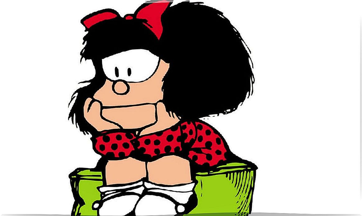 Mafalda character from Quino